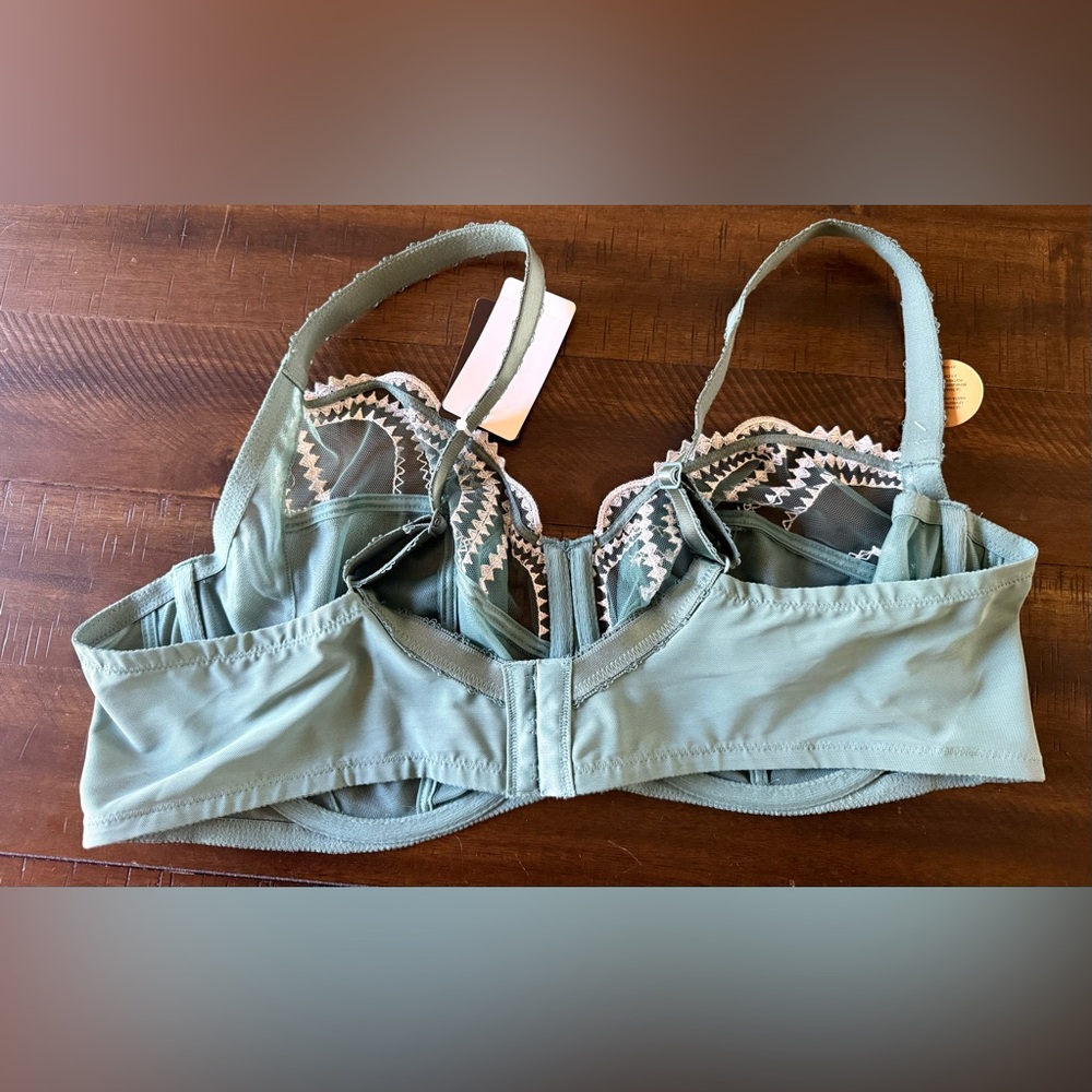 Wacoal 42D Evocative Edge Full Figure Bra Underwire Semi Sheer 855304 NWT - Picture 4 of 9